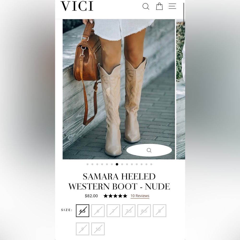 VICI Samara heeled western boots